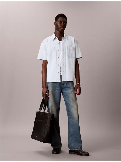 short sleeve shirt bleachout 205 CALVIN KLEIN JEANS | LV04RF712GVOL